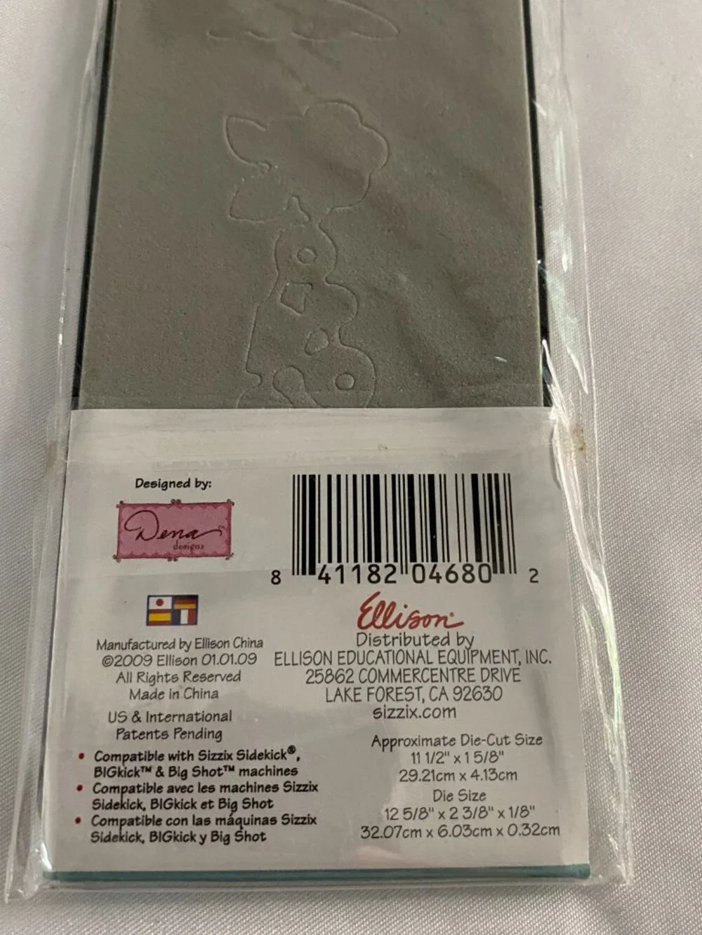 Sizzix Sizzlits Cake Gift Party Hat Dena Designs Decorative Strip Die
